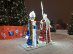 Главные герои Нового года украсили центральную площадь Домодедова