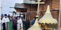 Купола ввысь: в Домодедове освятили строящийся храм Георгия Победоносца - Regions.Ru