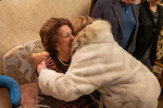 Глава Домодедово Евгения Хрусталева поздравила ветеранов Домодедово с Новым годом и Рождеством