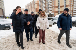 Глава Домодедово Евгения Хрусталева выехала в микрорайон Южный, чтобы на месте оценить работу сотрудников